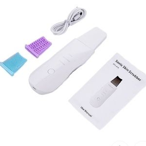 🆕ION SONIC SKIN SCRUBBER/SCRAPPER w/ USB CHARGING CABLE & 2 add. cleaning heads